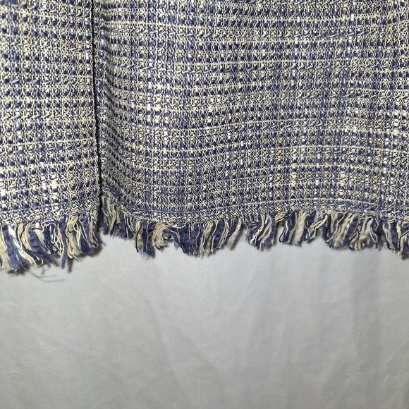 BCBGMaxAzria Gray and Blue Mini Skirt - Picture 4 of 6